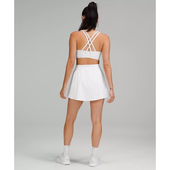 Lululemon Side-Pleat High-Rise Tennis Skirt White Size 8 NWT - Picture 2 of 8
